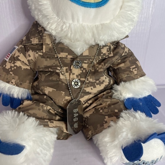 BUILD A BEAR - Small Foot 16" with Military Fatigues Tags Boxers EUC - Picture 5 of 7